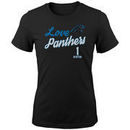 Cam Newton Carolina Panthers Girls Preschool Glitter Live Love Team Player Name & Number T-Shirt - Black
