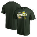 Clarkson Golden Knights Fanatics Branded 2017 NCAA Women's Hockey National Champions T-Shirt - Green