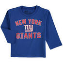 New York Giants NFL Pro Line by Fanatics Branded Toddler Victory Arch Long Sleeve T-Shirt - Royal