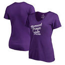 TCU Horned Frogs Fanatics Branded Women's Plus Sizes Team Mom T-Shirt - Purple