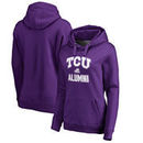 TCU Horned Frogs Fanatics Branded Women's Plus Sizes Team Alumni Pullover Hoodie - Purple