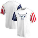 Chicago Bulls Fanatics Branded Stars & Stripes T-Shirt - White