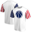 Washington Wizards Fanatics Branded Stars & Stripes T-Shirt - White