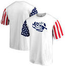 LSU Tigers Fanatics Branded Stars & Stripes T-Shirt - White