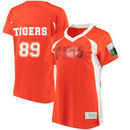 Clemson Tigers Women's BYOG Sparkle Jersey V-Neck T-Shirt - Orange