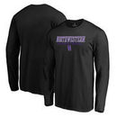 Northwestern Wildcats Fanatics Branded True Sport Basketball Long Sleeve T-Shirt - Black
