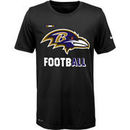 Baltimore Ravens Nike Youth Legend Football Performance T-Shirt - Black