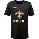 New Orleans Saints Nike Youth Legend Football Performance T-Shirt - Black