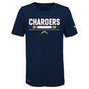 Los Angeles Chargers Nike Youth Legend Staff Performance T-Shirt - Navy