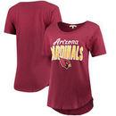 Arizona Cardinals Junk Food Women's Game Time T-Shirt - Cardinal