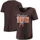 Cleveland Browns Junk Food Women's Game Time T-Shirt - Brown