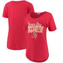 Tampa Bay Buccaneers Junk Food Women's Game Time T-Shirt - Red