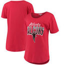 Atlanta Falcons Junk Food Women's Game Time T-Shirt - Red