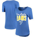Los Angeles Rams Junk Food Women's Game Time T-Shirt - Royal