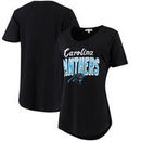 Carolina Panthers Junk Food Women's Game Time T-Shirt - Black