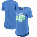 Seattle Seahawks Junk Food Women's Game Time T-Shirt - Royal