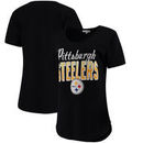 Pittsburgh Steelers Junk Food Women's Game Time T-Shirt - Black