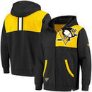 Pittsburgh Penguins Fanatics Branded Big & Tall Iconic Fleece Full-Zip Hoodie – Black/Gold