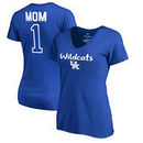 Kentucky Wildcats Fanatics Branded Women's Plus Sizes Number 1 Mom V-Neck T-Shirt - Royal