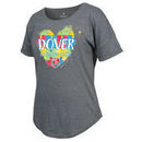 Dover International Speedway Fanatics Branded Women's Tunic Event T-Shirt - Heather Gray