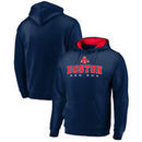 Boston Red Sox Fanatics Branded Big & Tall Block Lineup Zone Fleece Pullover Hoodie - Navy
