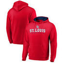 St. Louis Cardinals Fanatics Branded Big & Tall Block Lineup Zone Fleece Pullover Hoodie - Red