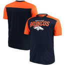 Denver Broncos NFL Pro Line by Fanatics Branded Big & Tall Iconic T-Shirt – Navy