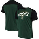 Milwaukee Bucks Fanatics Branded Iconic T-Shirt - Hunter Green/Black
