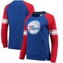Philadelphia 76ers Fanatics Branded Women's Iconic Pullover Sweatshirt - Royal/Red