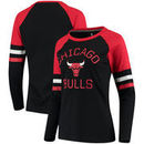Chicago Bulls Fanatics Branded Women's Iconic Long Sleeve T-Shirt - Black/Red
