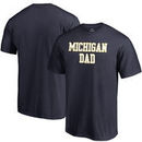Michigan Wolverines Fanatics Branded Team Dad T-Shirt - Navy