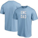 North Carolina Tar Heels Fanatics Branded Team Dad T-Shirt - Carolina Blue