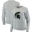 Michigan State Spartans Women's Mascot Pullover Sweatshirt – Heathered Gray