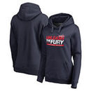 Washington Capitals Fanatics Branded Women's Hometown Collection Unleash the Fury Pullover Hoodie - Navy