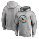 San Jose Sharks Fanatics Branded Hometown Collection Sharks Territory Pullover Hoodie - Ash