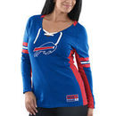 Buffalo Bills Majestic Women's Winning Style Long Sleeve T-Shirt - Royal