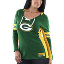 Green Bay Packers Majestic Women's Winning Style Long Sleeve T-Shirt - Green