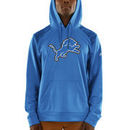 Detroit Lions Majestic Armor Synthetic Pullover Hoodie - Blue