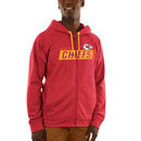 Kansas City Chiefs Majestic Game Elite Synthetic Full-Zip Hoodie - Red