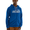 Indianapolis Colts Majestic Game Elite Synthetic Full-Zip Hoodie - Royal