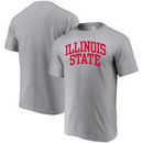 Illinois State Redbirds Alta Gracia (Fair Trade) Arched Wordmark T-Shirt - Heathered Gray