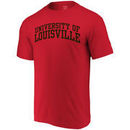 Louisville Cardinals Alta Gracia (Fair Trade) Arched Wordmark T-Shirt - Red