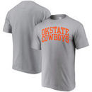 Oklahoma State Cowboys Alta Gracia (Fair Trade) Arched Wordmark T-Shirt - Heathered Gray