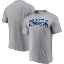 Ole Miss Rebels Alta Gracia (Fair Trade) Arched Wordmark T-Shirt - Heathered Gray