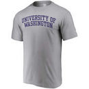 Washington Huskies Alta Gracia (Fair Trade) Arched Wordmark T-Shirt - Heathered Gray