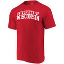 Wisconsin Badgers Alta Gracia (Fair Trade) Arched Wordmark T-Shirt - Red
