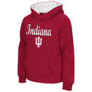 Indiana Hoosiers Colosseum Youth Girls Judo Pullover Hoodie - Crimson