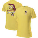Florida State Seminoles Women's Comfort Colors Born in the South Oversized T-Shirt - Gold