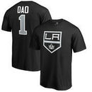 Los Angeles Kings Fanatics Branded Big & Tall Number One Dad T-Shirt - Black