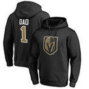 Vegas Golden Knights Fanatics Branded Number One Dad Pullover Hoodie - Black